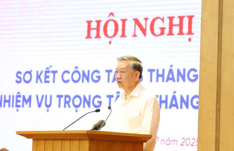 Tổng Bí thư Tô Lâm: Không có chuyển đổi số, mô hình hành chính hai cấp sẽ không thể vận hành hiệu quả